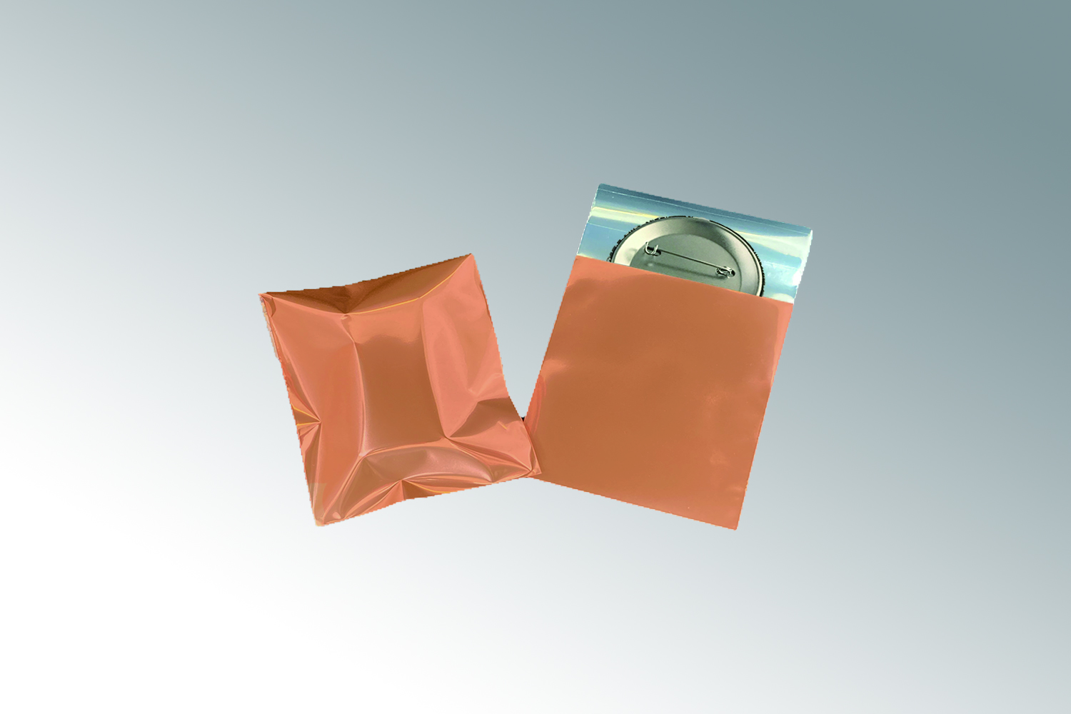 カラーアルミ蒸着のり付袋（ブロンズ）　AZBR-5　 (110×155mm) 100枚入り