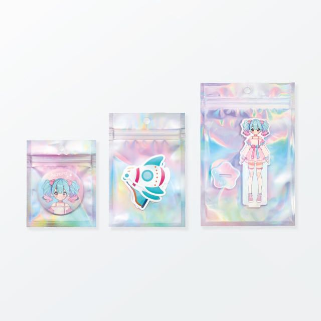 片面オーロラアルミ チャック付袋 | OPP・アルミ袋の通販なら【袋の匠