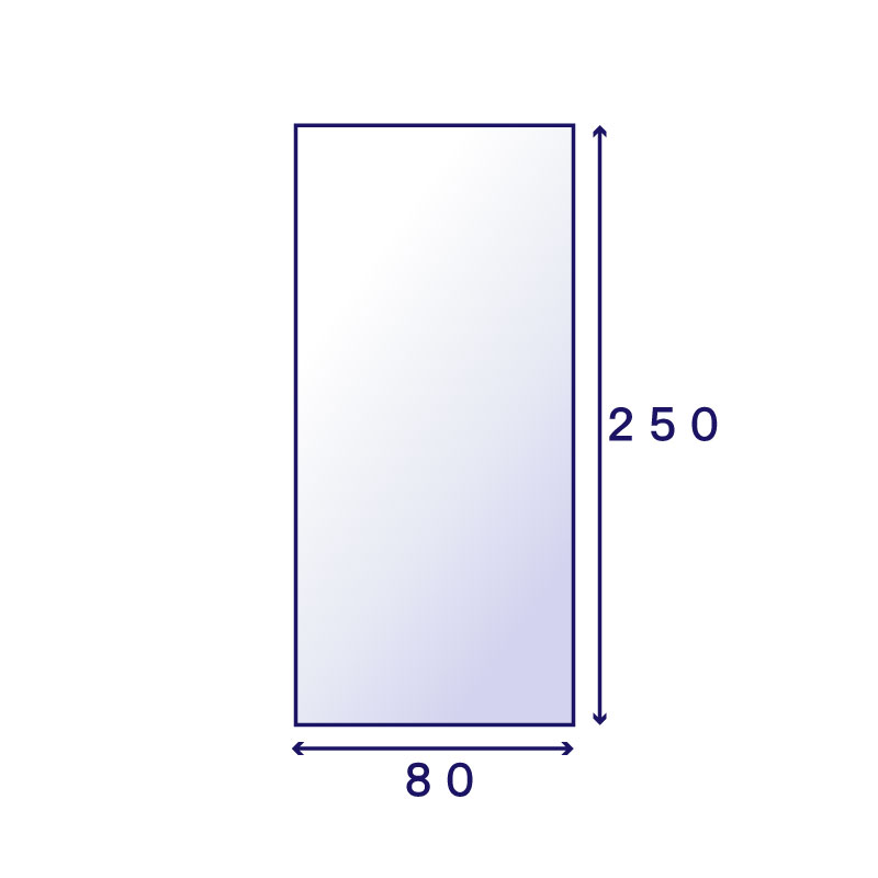 OPP #30 平袋 10-B (80×250mm) 100枚入り