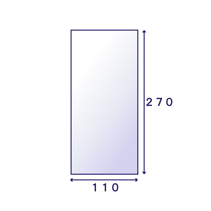 OPP #30 平袋 16-C (110×270mm) 100枚入り