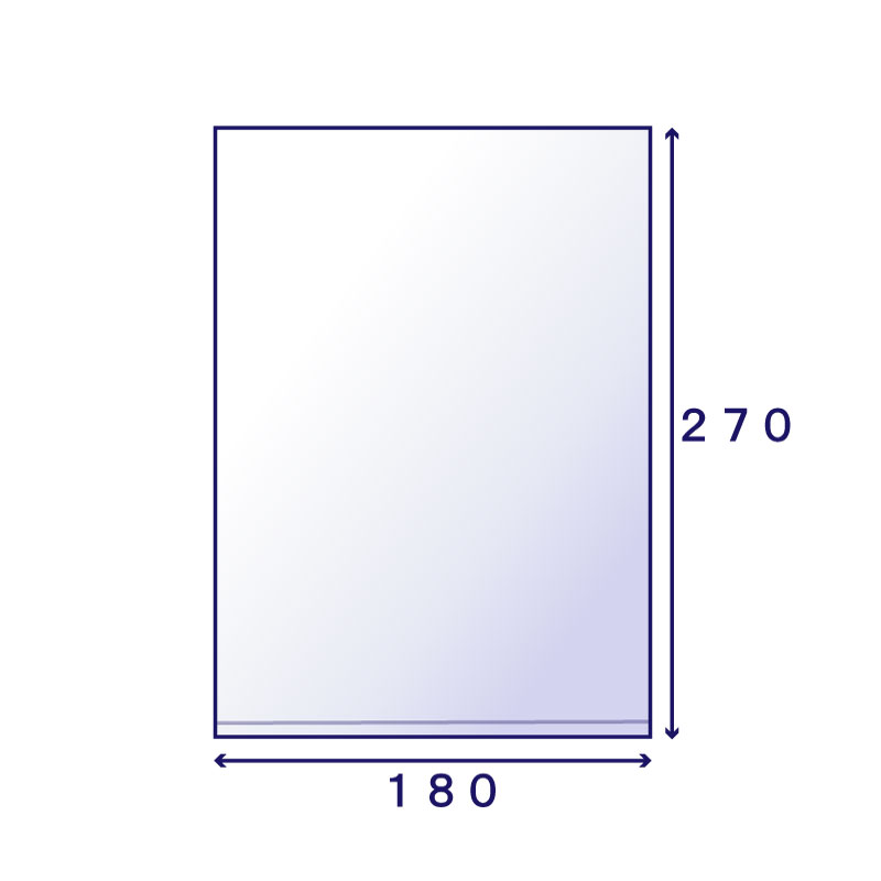HD袋　規格0.02×225×225mm　4500枚 ポリ規格袋 デイリーパックS-10 厚さ0.03mm (180×270mm) 100枚入り
