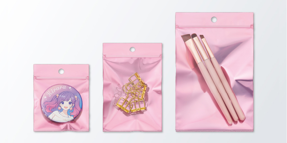 片面カラーアルミ チャック付袋 | OPP・アルミ袋の通販なら【袋の匠